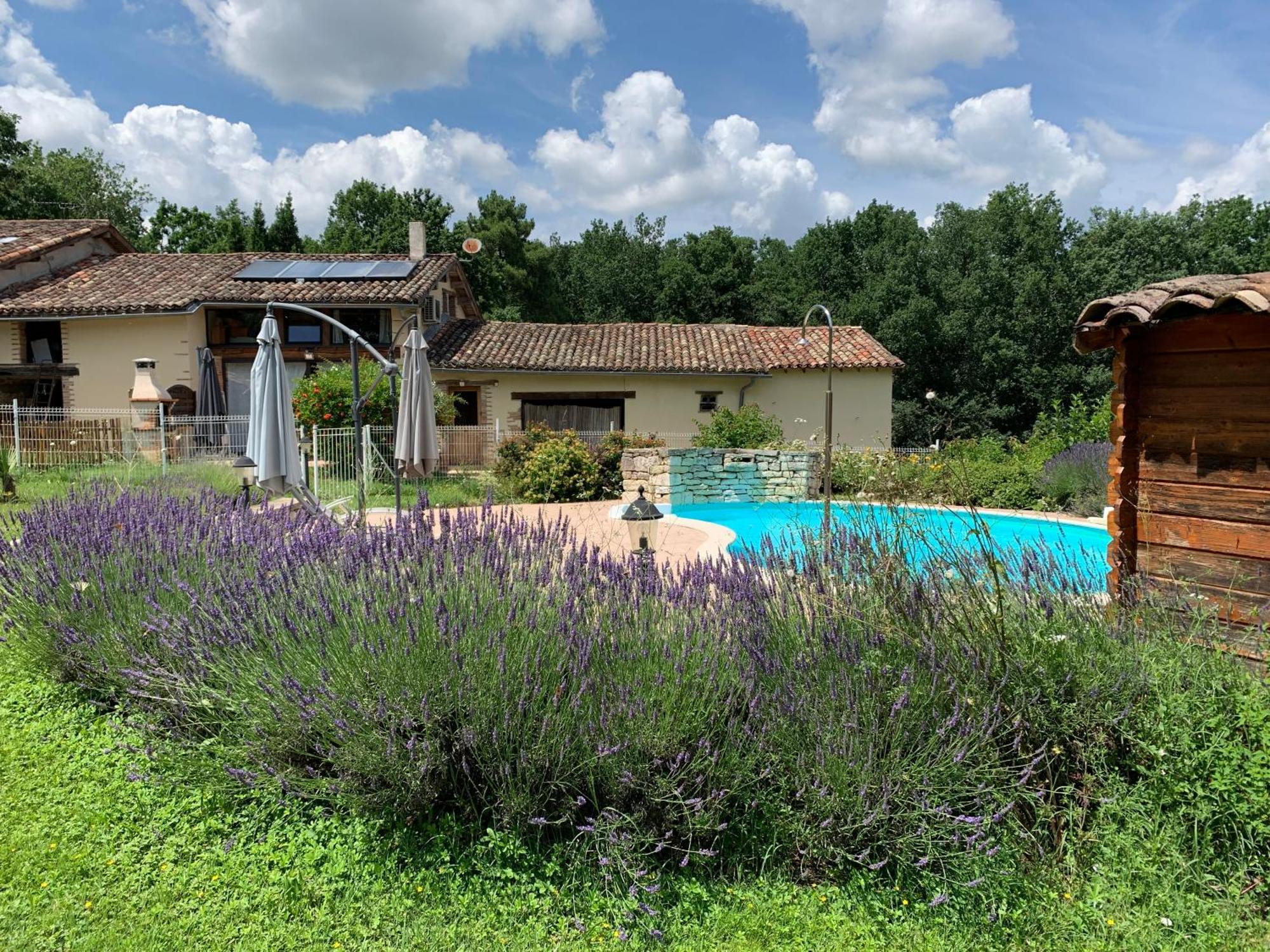 Gite Bois Et Senteurs Lafrançaise Exteriör bild